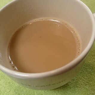 あずき甘納豆入りミルクコーヒー